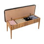 Hanah Home Vina 1053 Juego de Comedor Extensible Pino Atlántico y Antracita